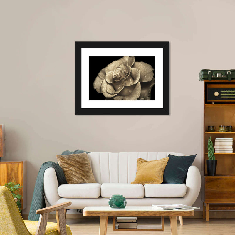 Retro Rose Wall Art