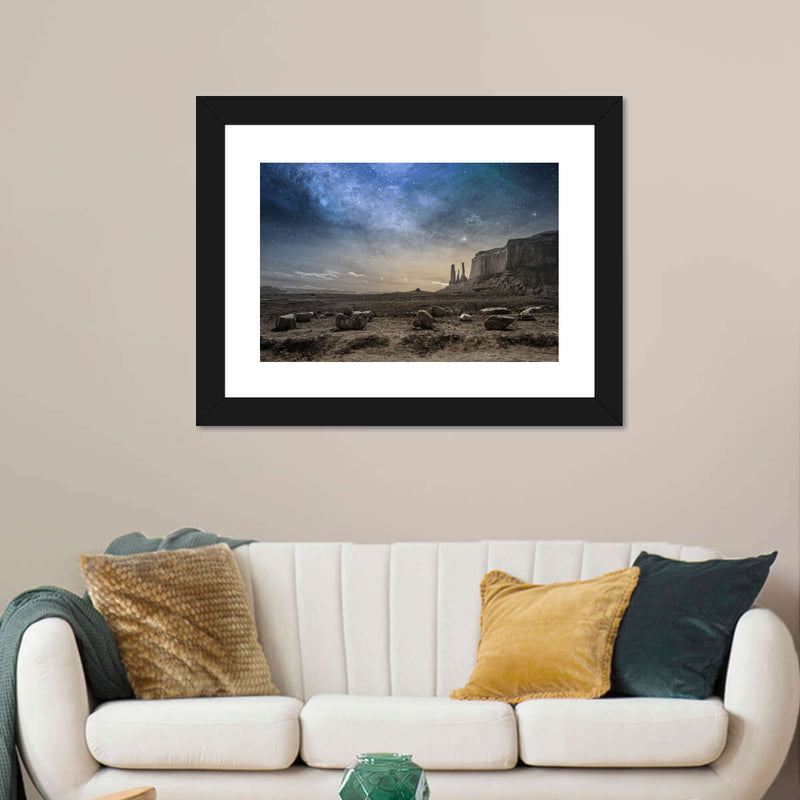 Simple Night Sky Wall Art