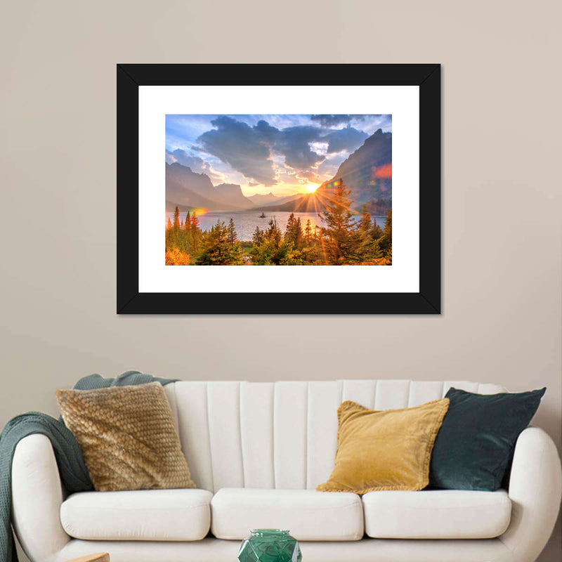 Montana Saint Mary Lake Wall Art