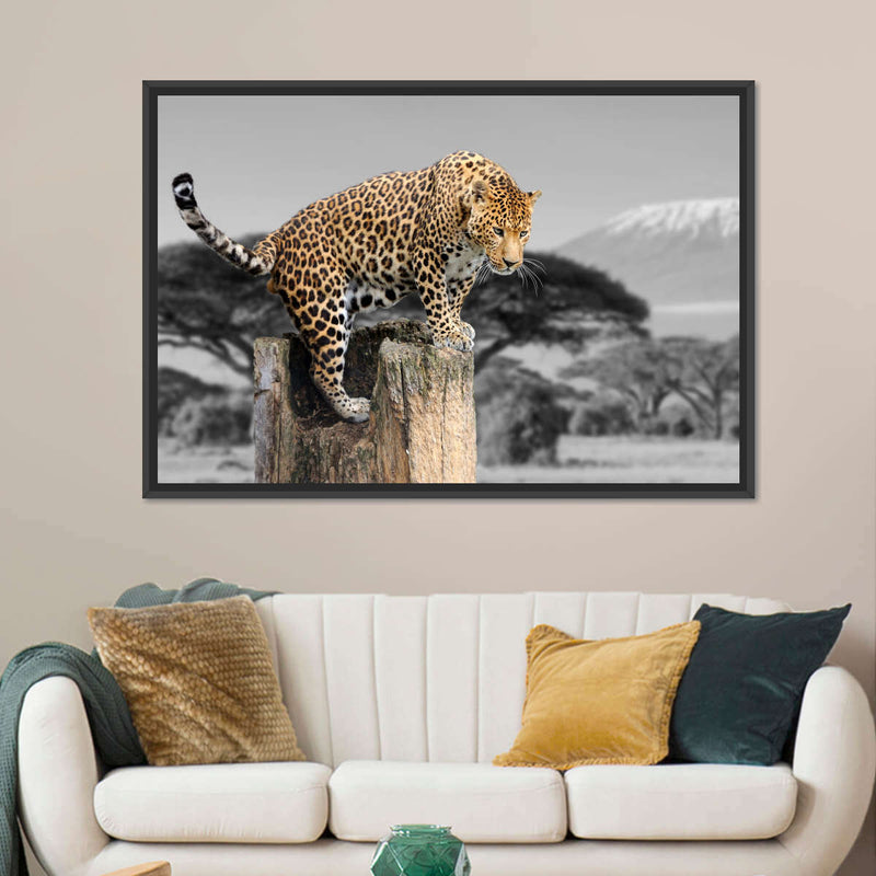 Pop African Leopard Wall Art