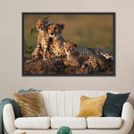 Safari Cheetah Family Wall Art