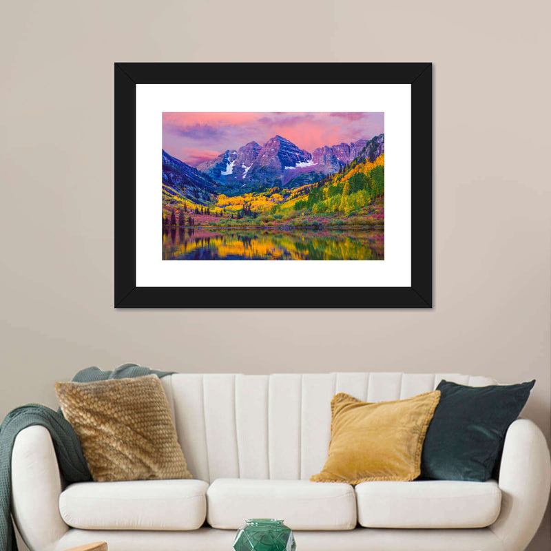 Maroon Bells Autumn Beauty Wall Art