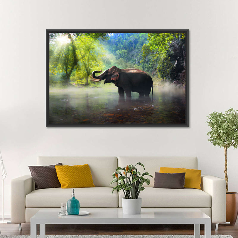 Wild Elephant Wall Art