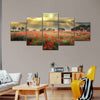 Scandinavian Poppy Field Wall Art