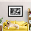 Textured White Tiger Wall Art