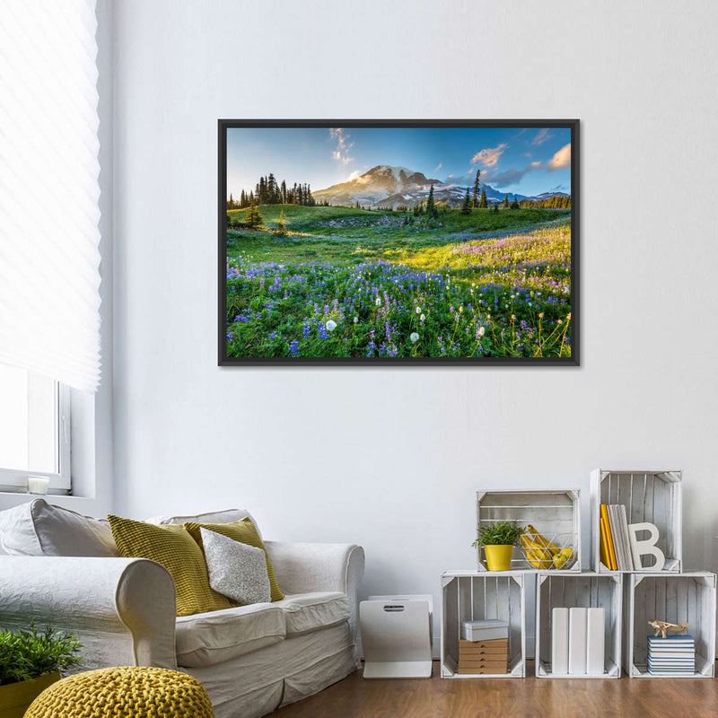 Springtime At Mount Rainier Wall Art
