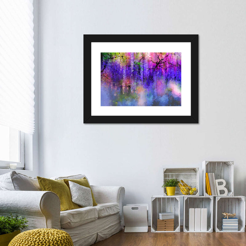 Spring Landscape Abstract Wall Art