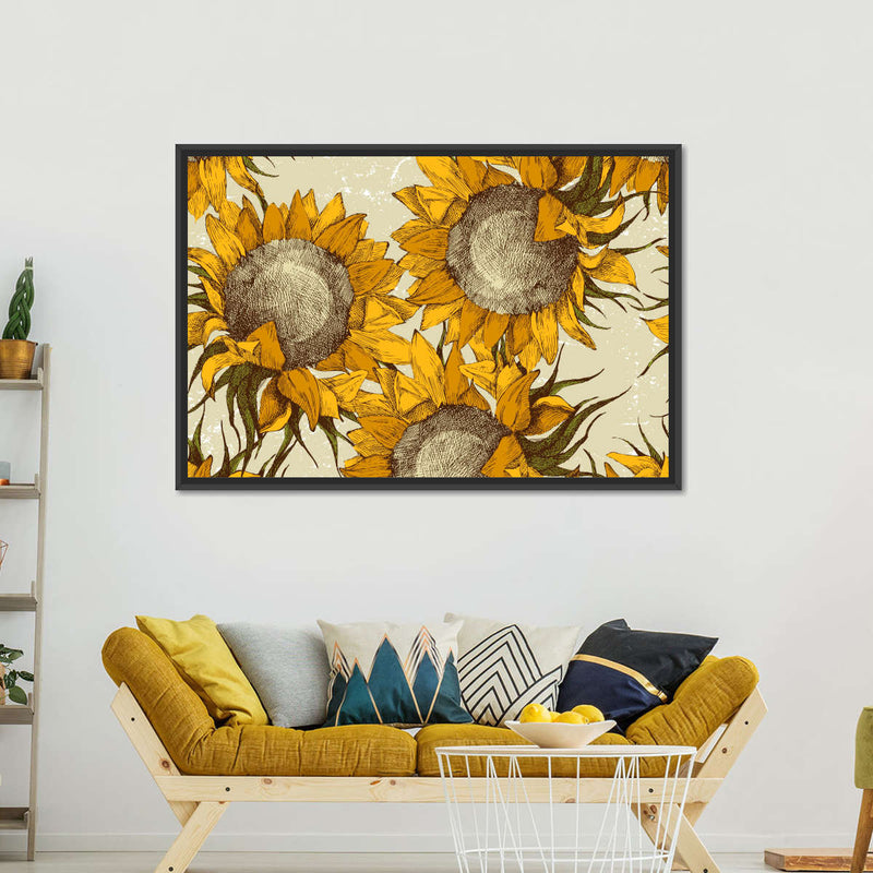 Yellow Sunflowers Wall Art