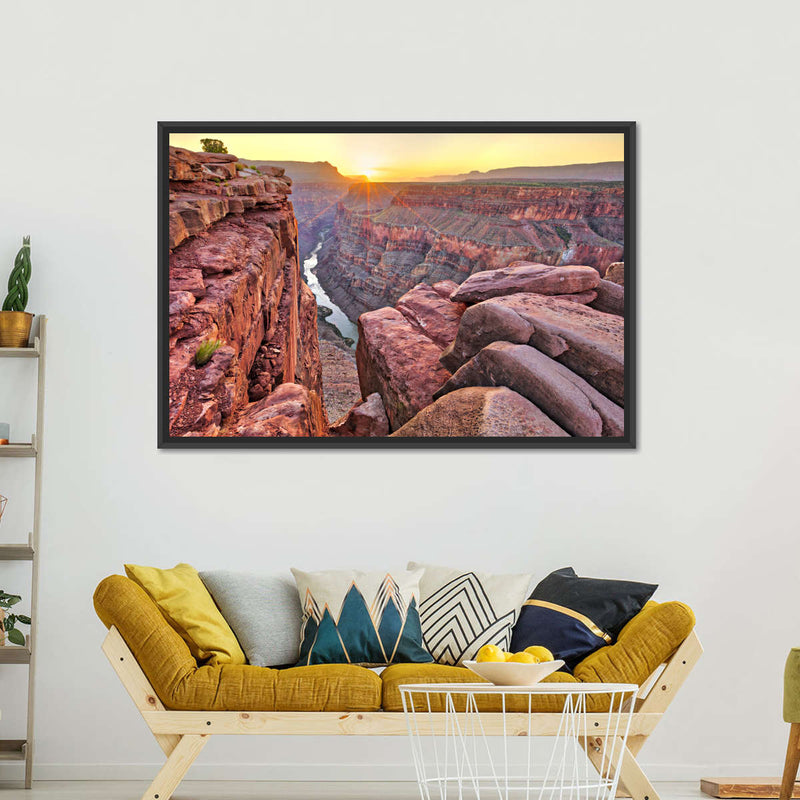 Sunrise Over Grand Canyon Wall Art