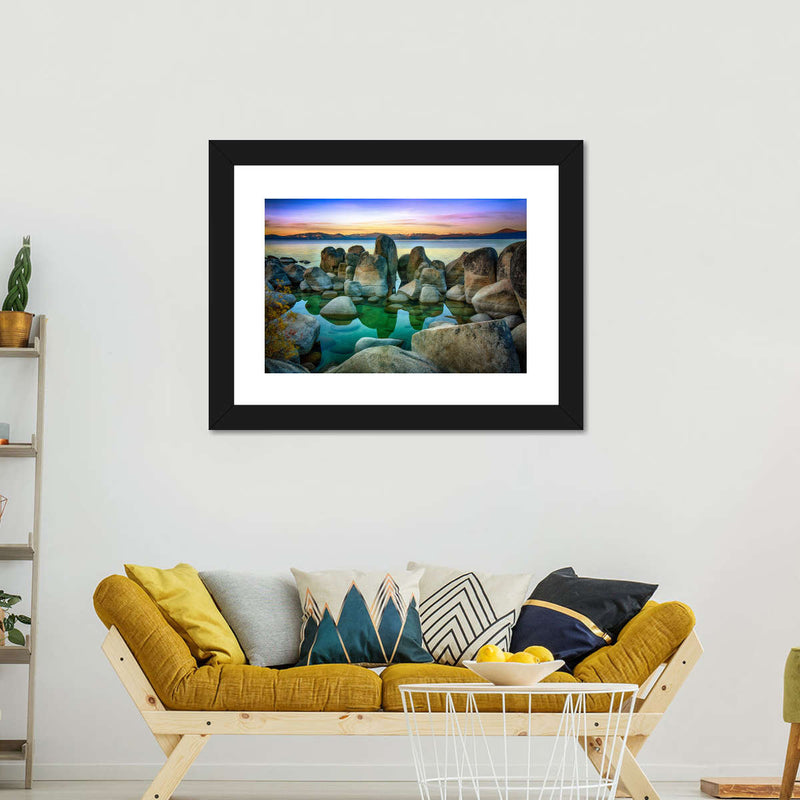 Rocks At Lake Tahoe Wall Art