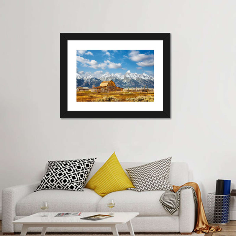 Teton Range Moulton Barn Wall Art