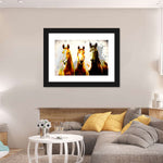 Three Horse Heads Wall Art