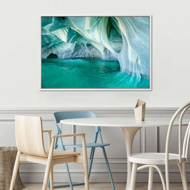 Marble Caves Carrera Lake Wall Art