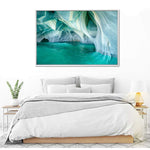 Marble Caves Carrera Lake Wall Art