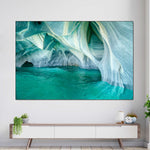Marble Caves Carrera Lake Wall Art