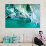 Marble Caves Carrera Lake Wall Art