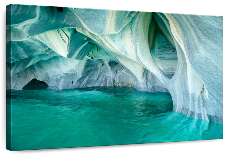 Marble Caves Carrera Lake Wall Art