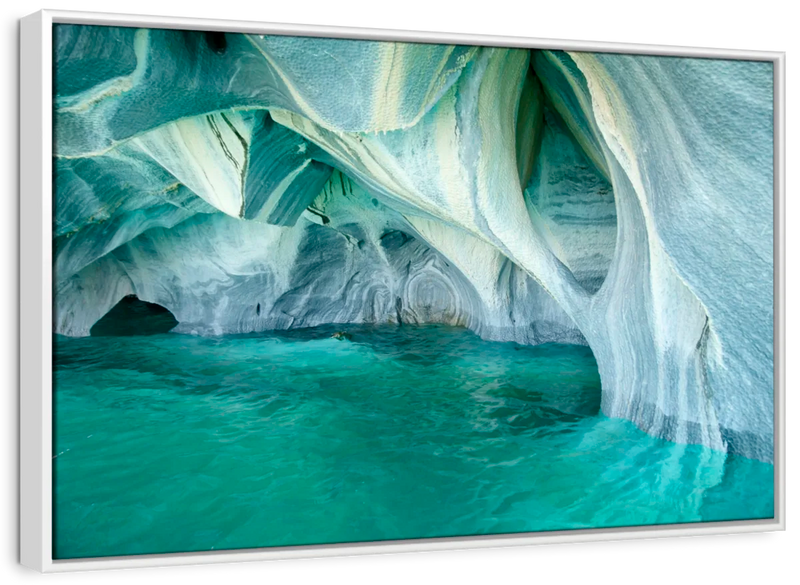 Marble Caves Carrera Lake Wall Art