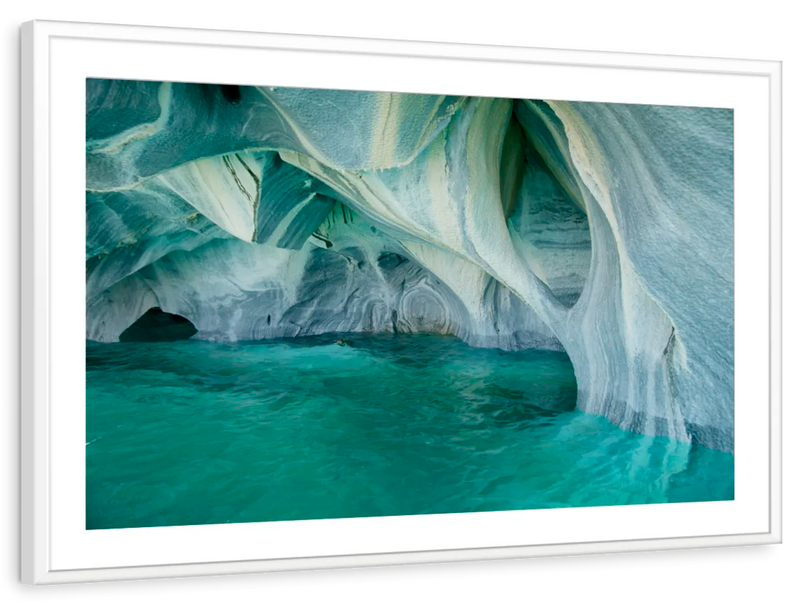 Marble Caves Carrera Lake Wall Art