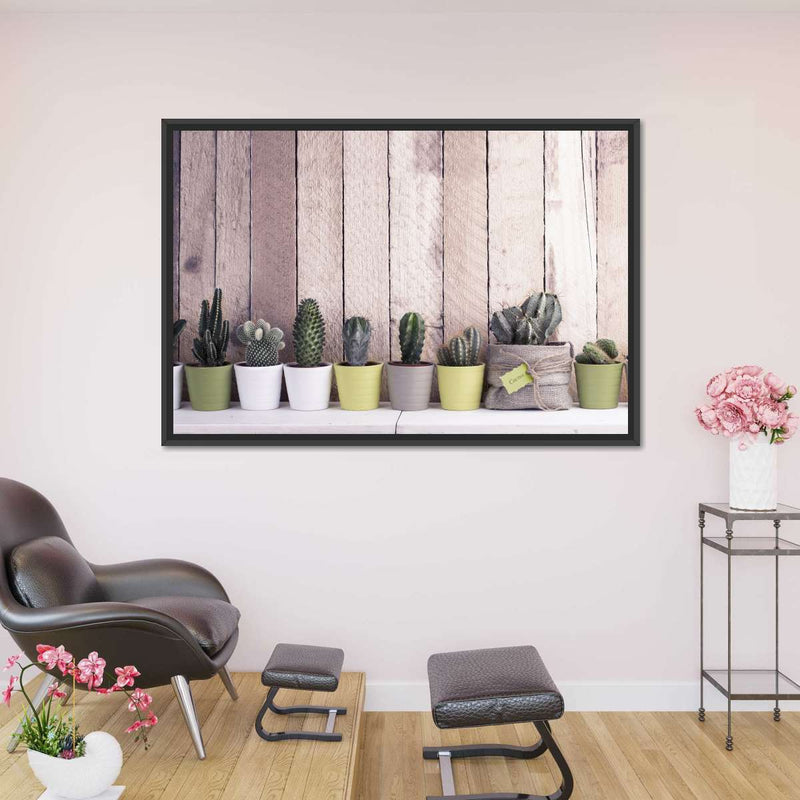Succulent Plant Pots Wall Art