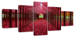 Red Forest Wall Art