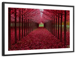 Red Forest Wall Art