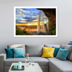 Mountain Waterfall Wall Art