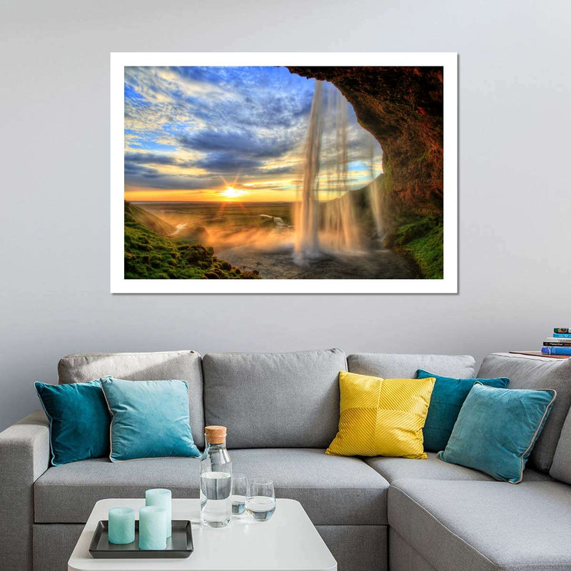 Mountain Waterfall Wall Art