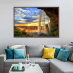 Mountain Waterfall Wall Art
