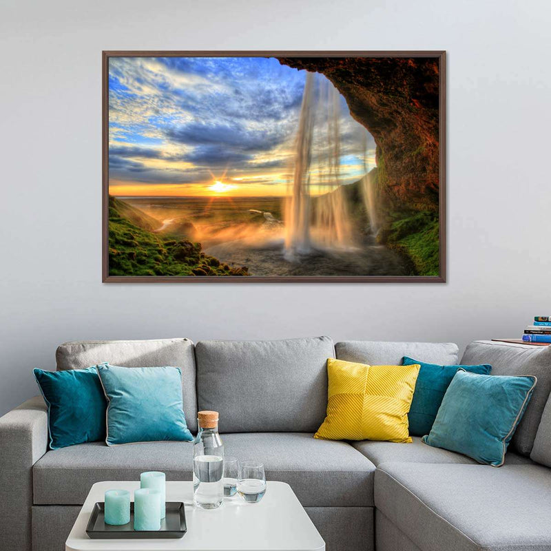 Mountain Waterfall Wall Art