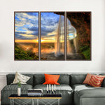 Mountain Waterfall Wall Art