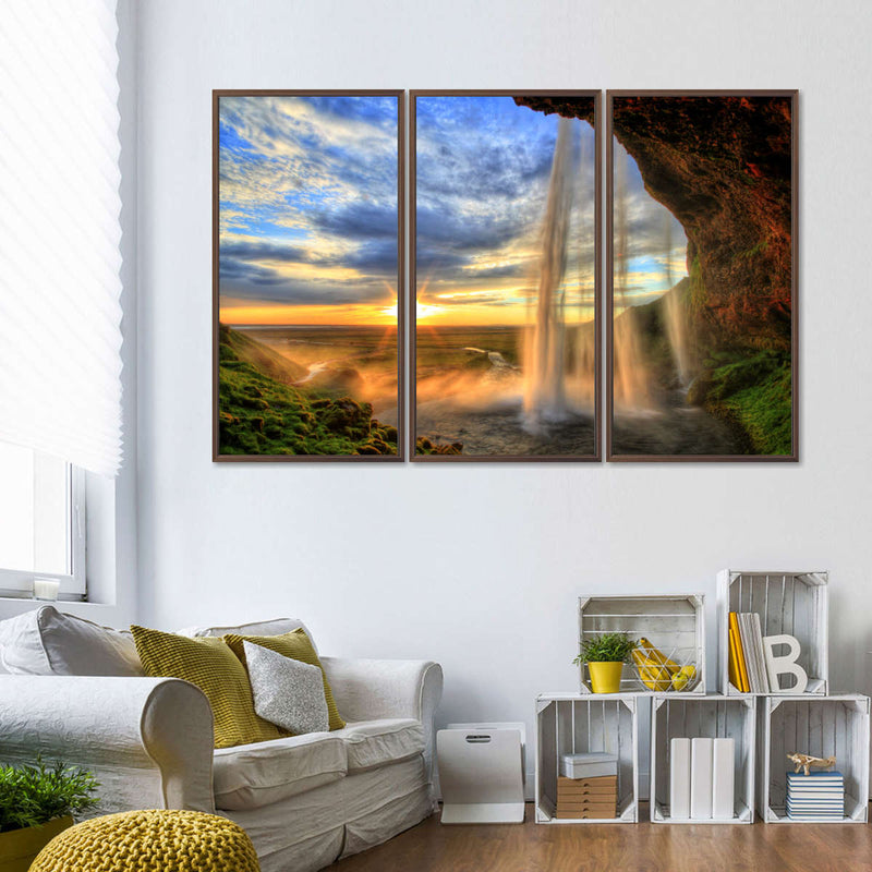 Mountain Waterfall Wall Art