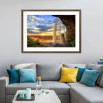 Mountain Waterfall Wall Art