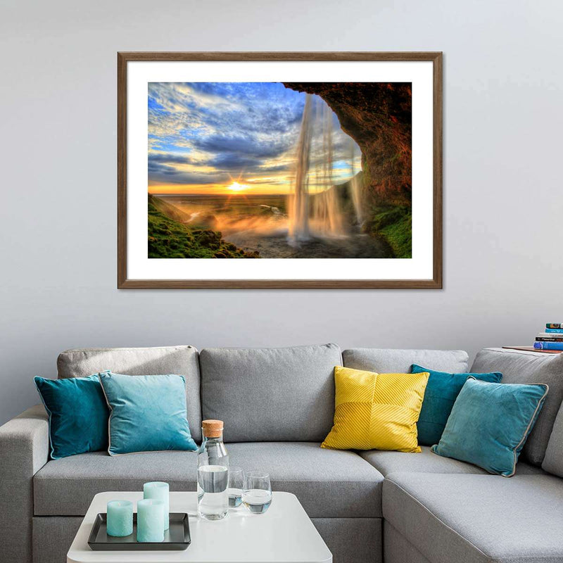 Mountain Waterfall Wall Art