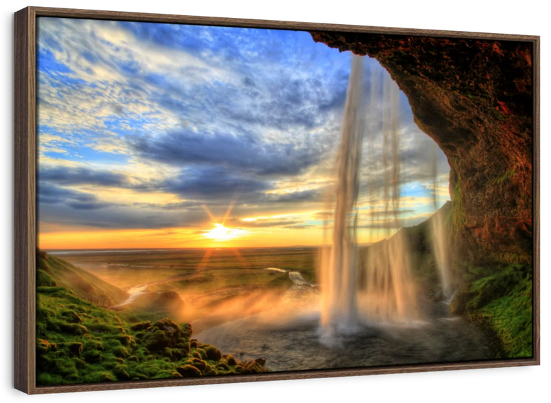 Mountain Waterfall Wall Art