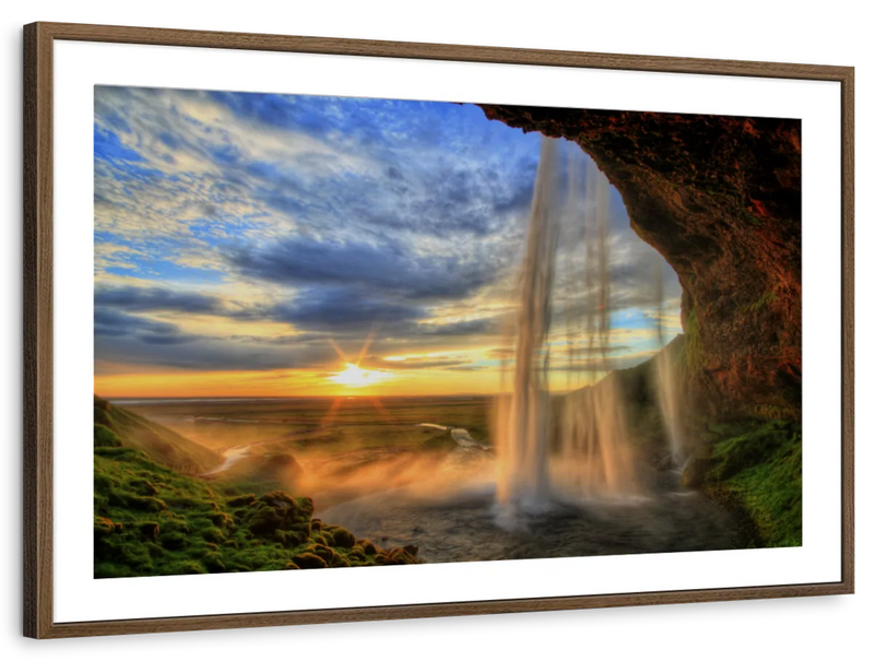 Mountain Waterfall Wall Art