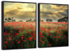 Scandinavian Poppy Field Wall Art