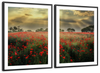 Scandinavian Poppy Field Wall Art