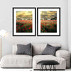 Scandinavian Poppy Field Wall Art