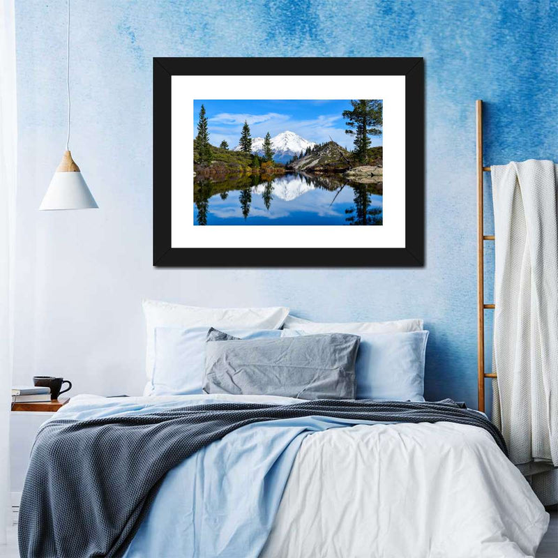 Mount Shasta Heart Lake Wall Art