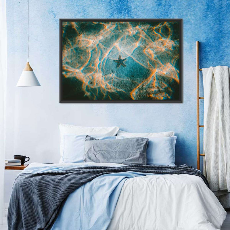 Sandy Underwater Starfish Wall Art