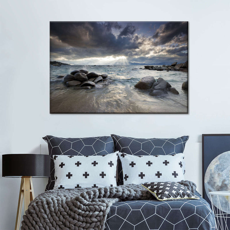 Sunlit Lake Tahoe Wall Art