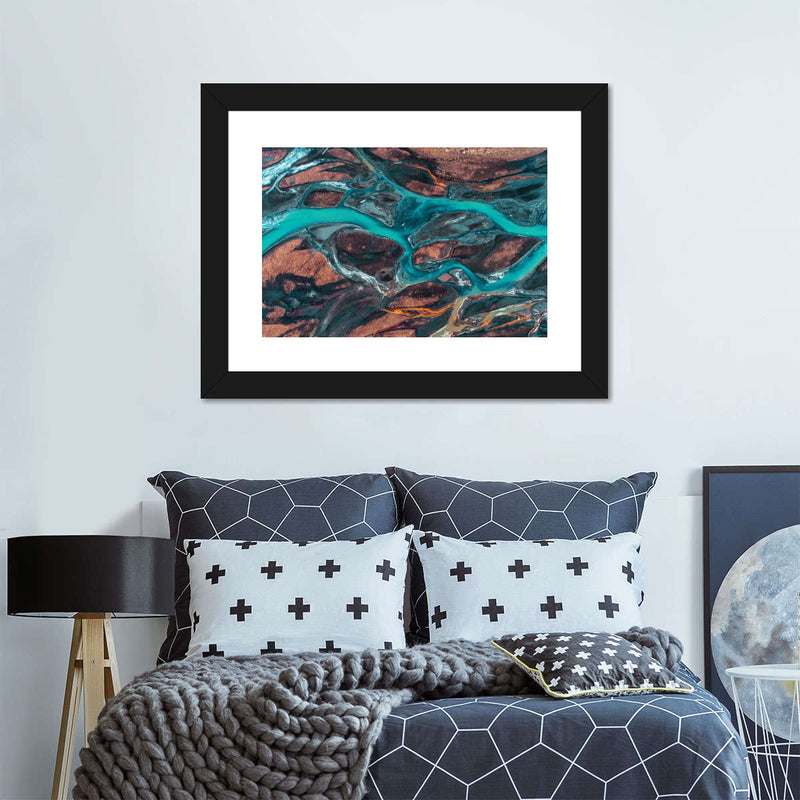 Icelandic River Wall Art
