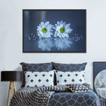 White Daisies Wall Art
