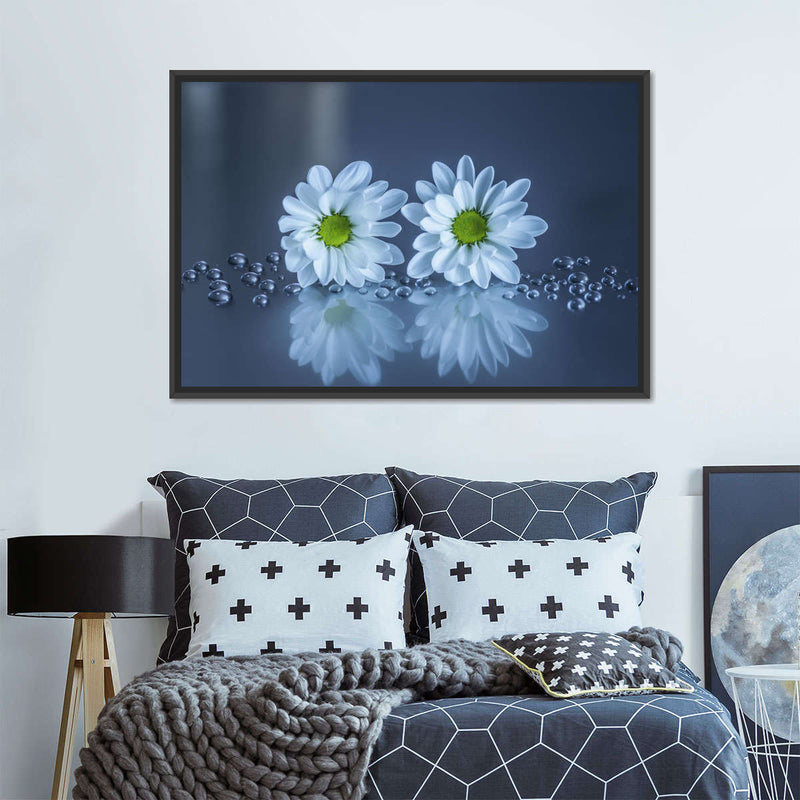 White Daisies Wall Art