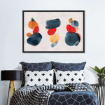 Watercolor Blotches Canvas Set Wall Art