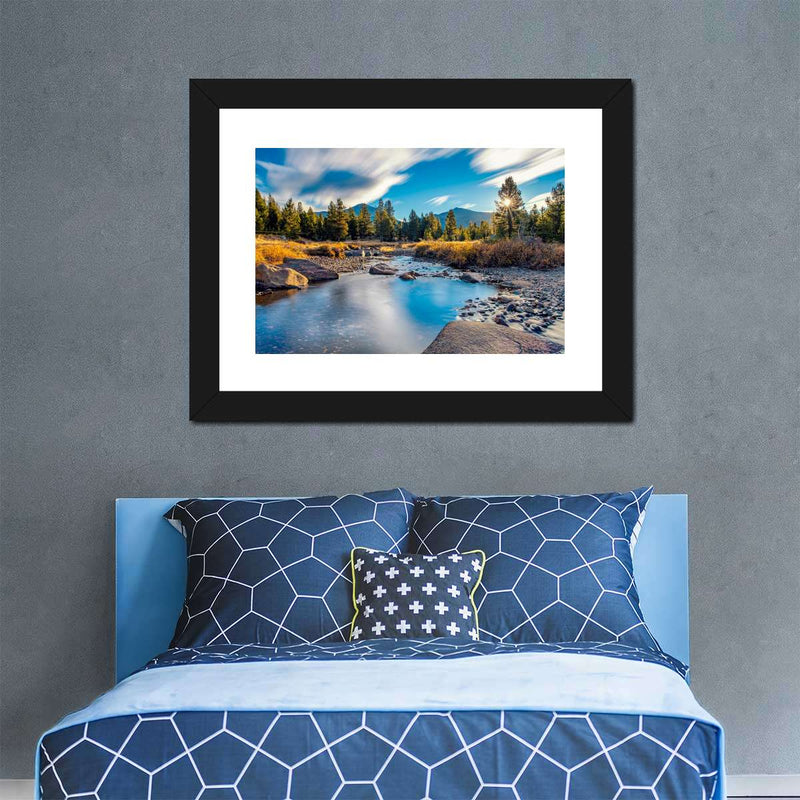 Yosemite River Stream Wall Art