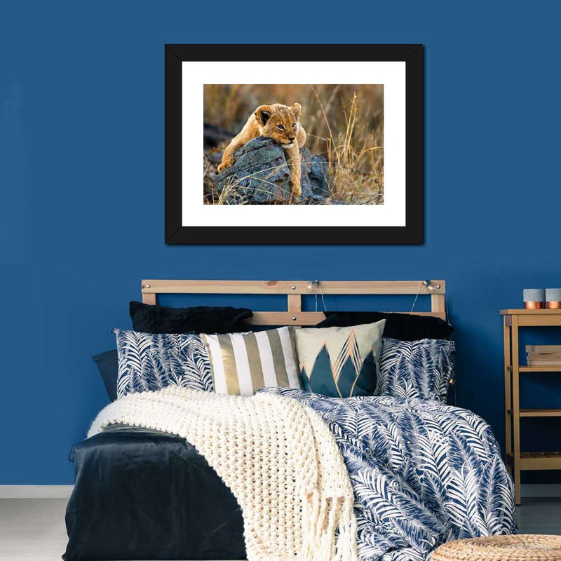 Safari Lion Cub Wall Art