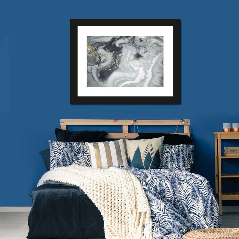 Swirly Fluid Abstract Wall Art