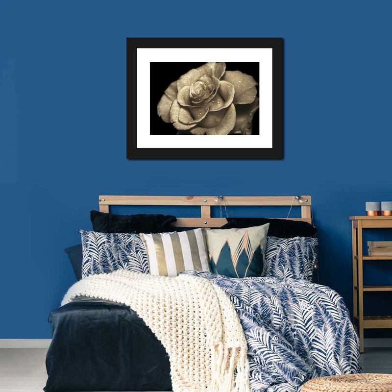 Retro Rose Wall Art